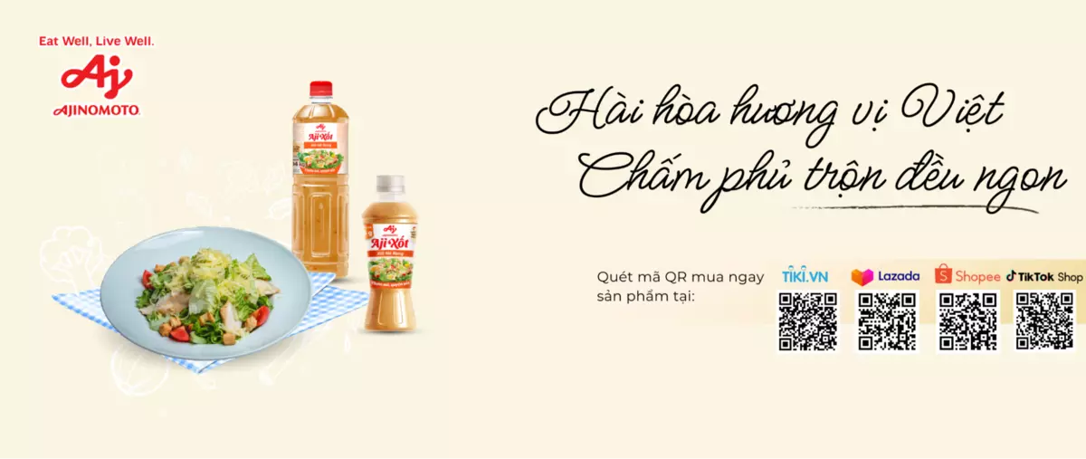 “Aji-Xốt” mang đến hương vị béo bùi, thanh đạm cho các món luộc hấp.